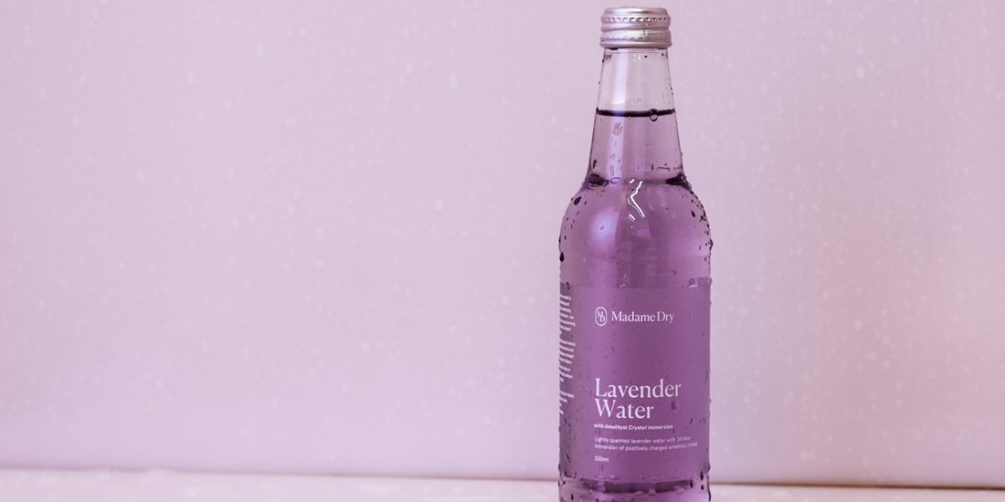 Sip sparkling elixirs infused with positively charged crystals by Madame Dry