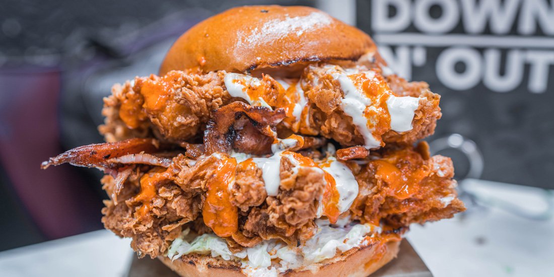 Sydney's insanely popular Down N' Out burger joint is popping up on the Gold Coast!