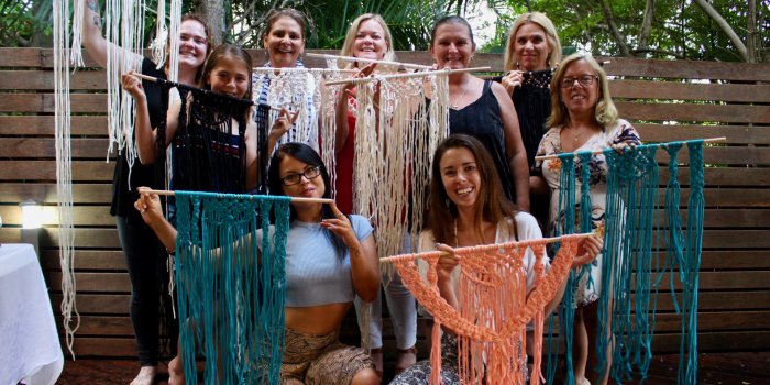 Mac & Cheese Party – A Knot Calm Macrame Workshop