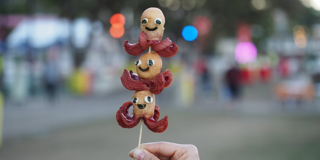 Sink your teeth into the Octodog at Harajuku Gyoza for this weekend only