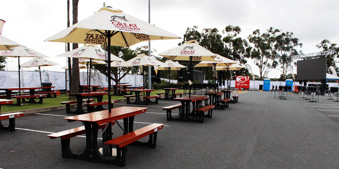 Celebrate all of the GC2018 action with pop-up bars and food trucks at Fans Corner