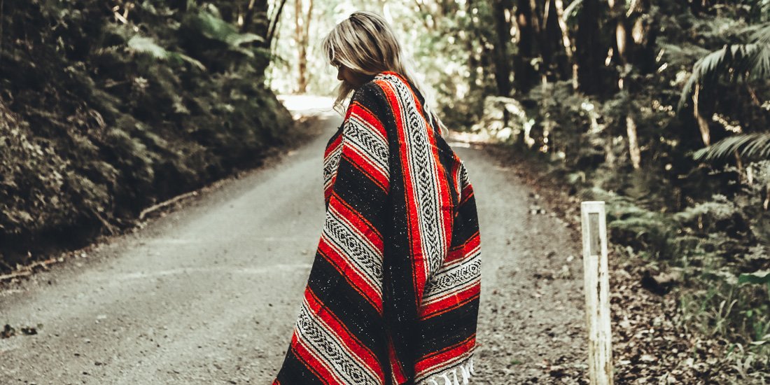 Milk & Moss turns handwoven blankets into works of art