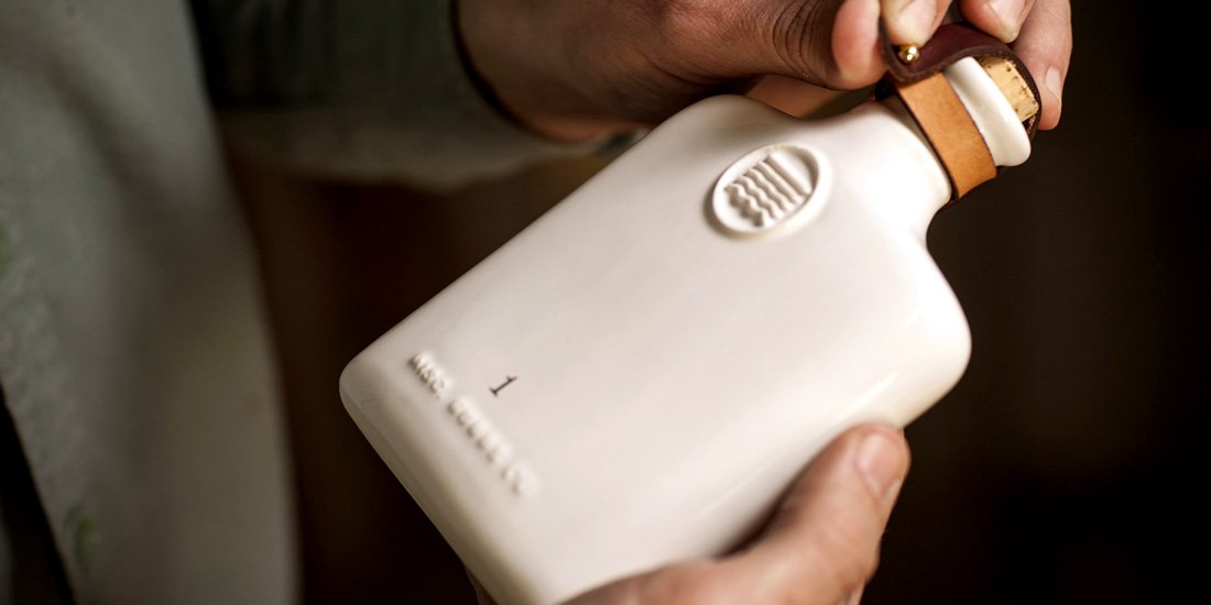 Stylish sips – enjoy a nip on the run with ceramic flasks from Misc Goods Co