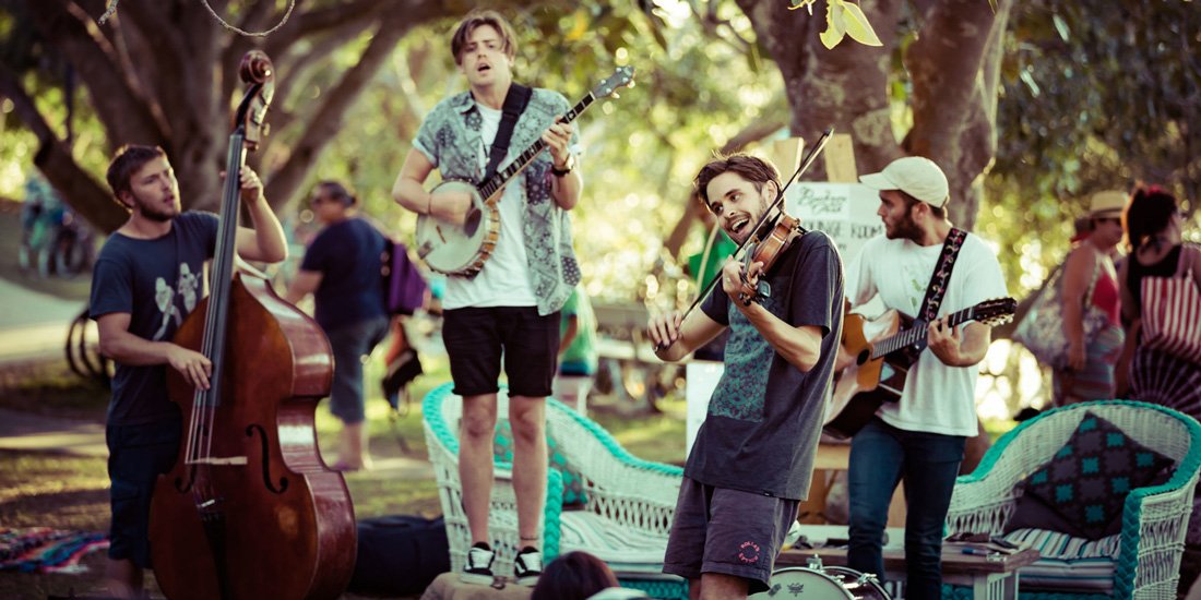 Treat your earholes to a weekend of live music at Buskers by the Creek