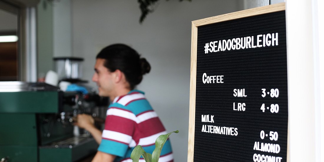 Tiny coffee hub Seadog slings specialty brews in the heart of Burleigh