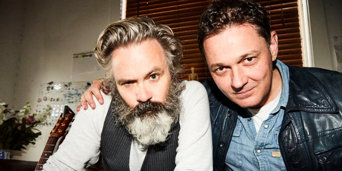 Paul McDermott and Steven Gates at The Spiegeltent Gold Coast