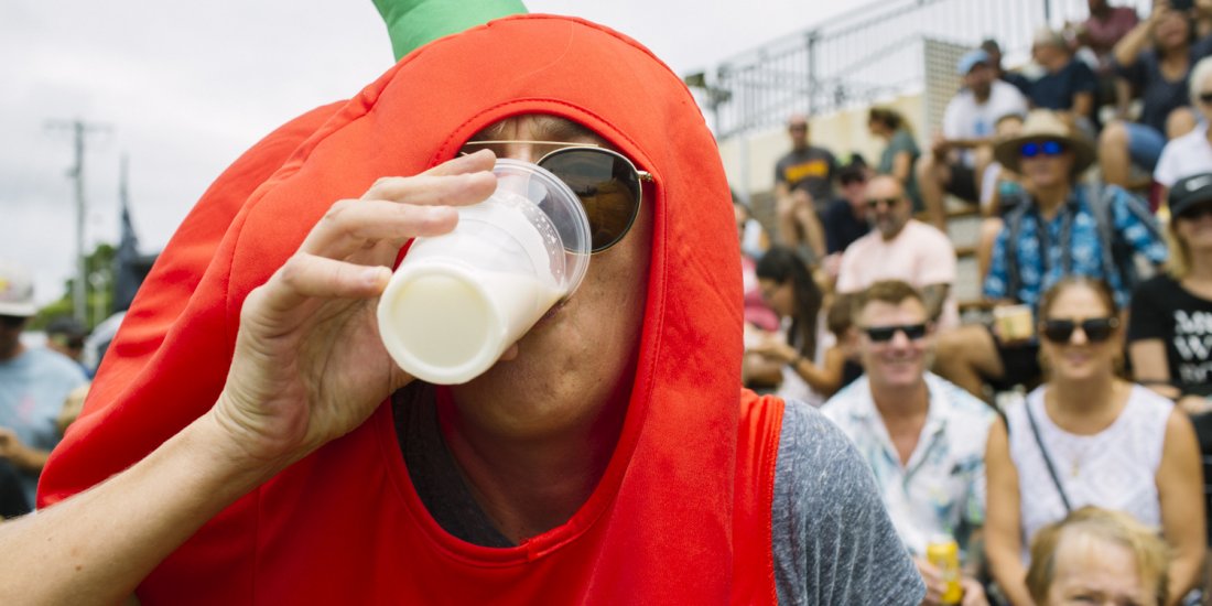 Venture south for some spicy, sweat-inducing fun at the annual Chinderah Chilli Festival