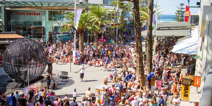 Australian Street Entertainment Carnival at Surfers Paradise