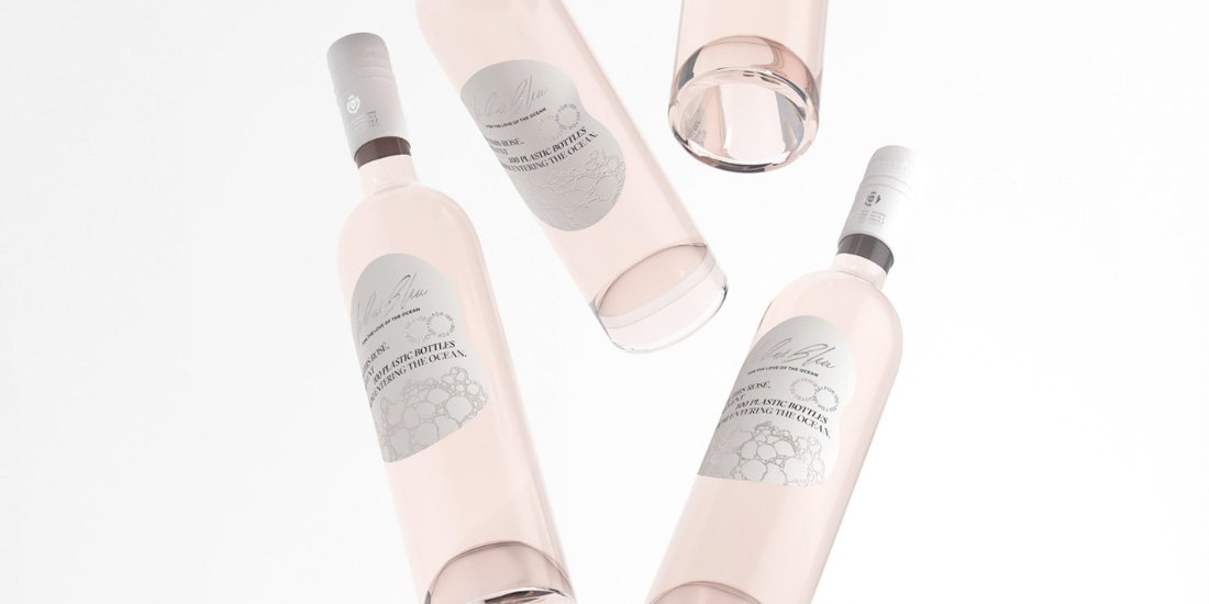 Help save our oceans by raising a glass of French Le Rosé Bleu