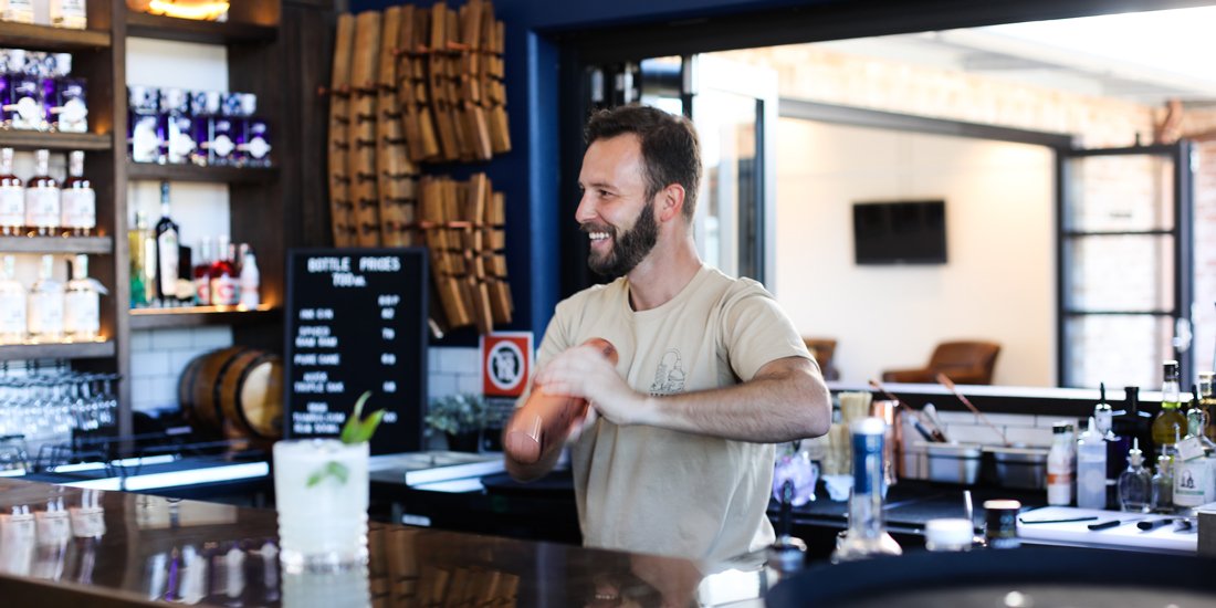 Ink Gin makers Husk Distillers opens its cellar door, cocktail bar and cafe in Tumbulgum
