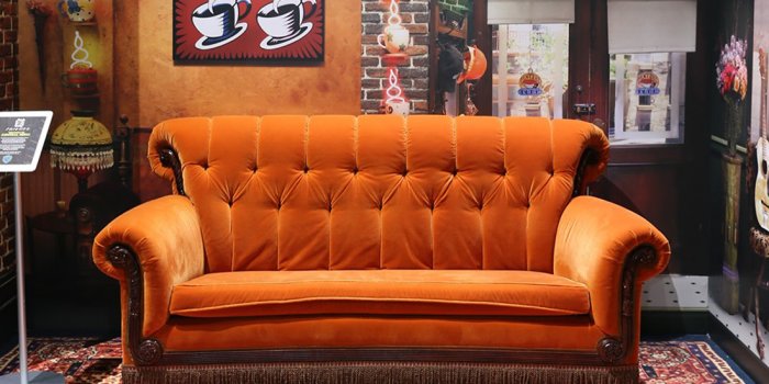 Picture 40 of Orange Couch From Friends | dallasmaverickstvf