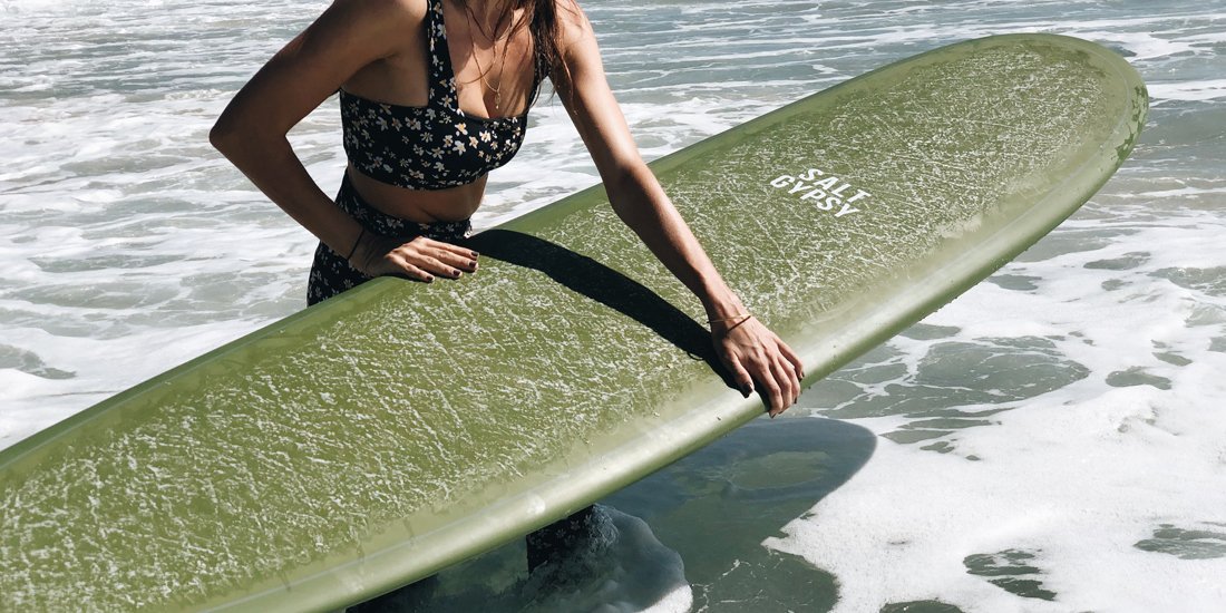 Slide into spring with Salt Gypsy's new surfboard range dedicated to women