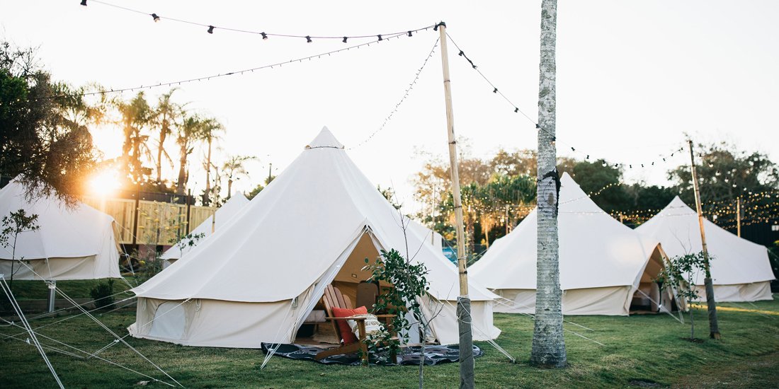 Enjoy a luxe ‘glamping' experience The Hideaway at Cabarita Beach