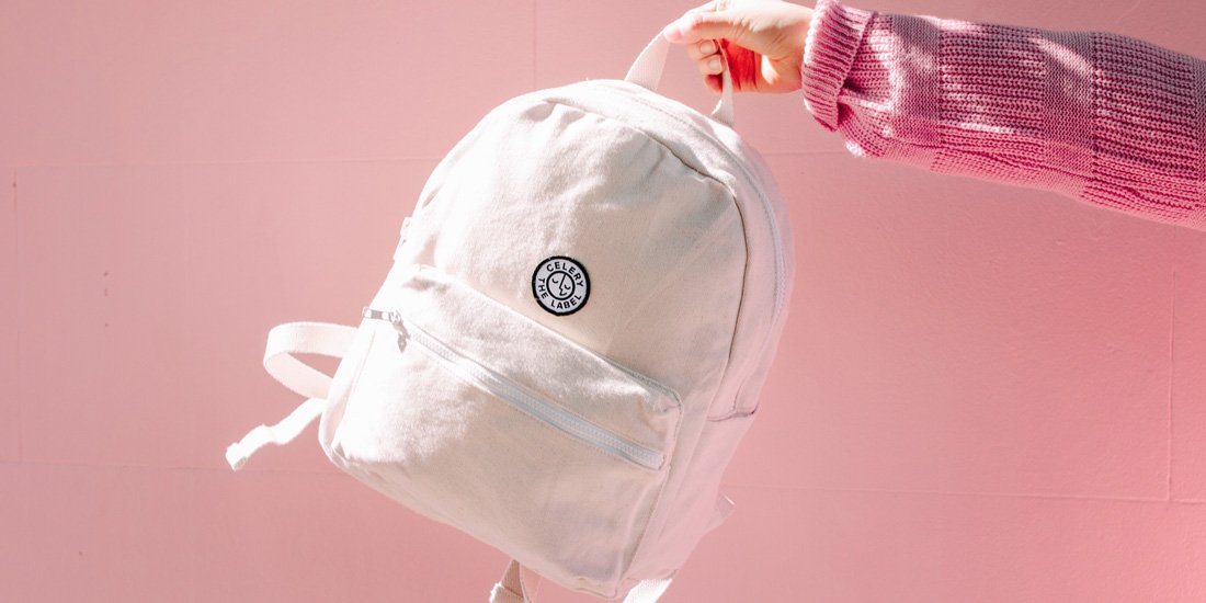 Stow your stuff in a consciously crafted canvas bag from Celery The Label