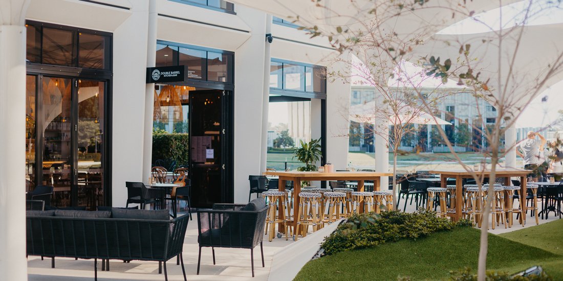 The team from Double Barrel Kitchen unveil a striking new waterfront venue in Benowa