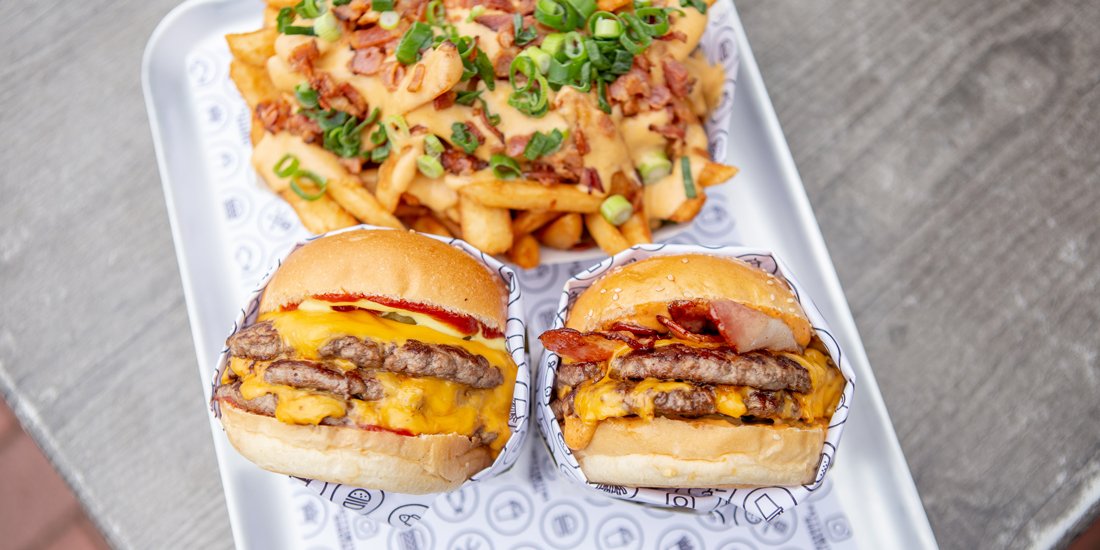 Sink your teeth into mac'n'cheese burgers at the all-new Pattysmiths Palm Beach