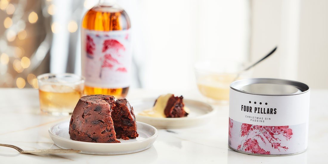 Get into the Christmas spirit with gin-infused pudding from Four Pillars