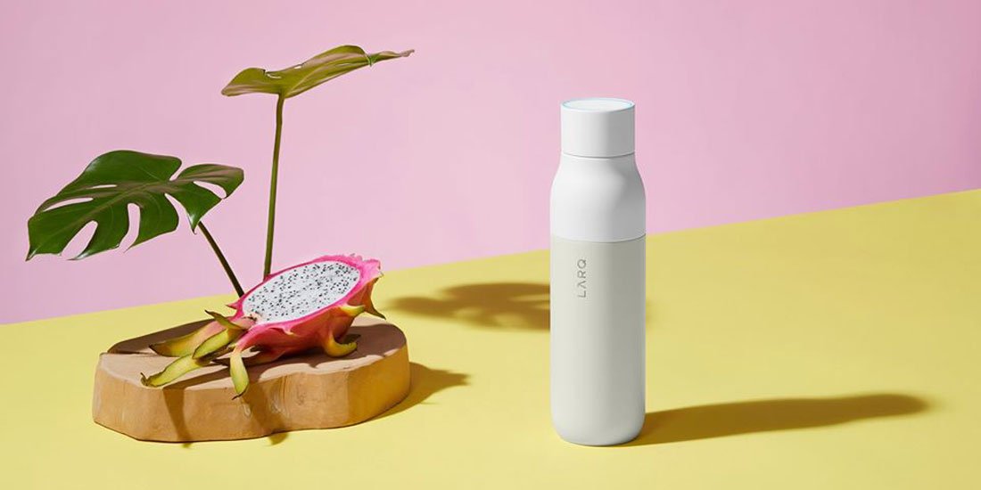 Sip brilliantly with LARQ's self-cleaning water bottle