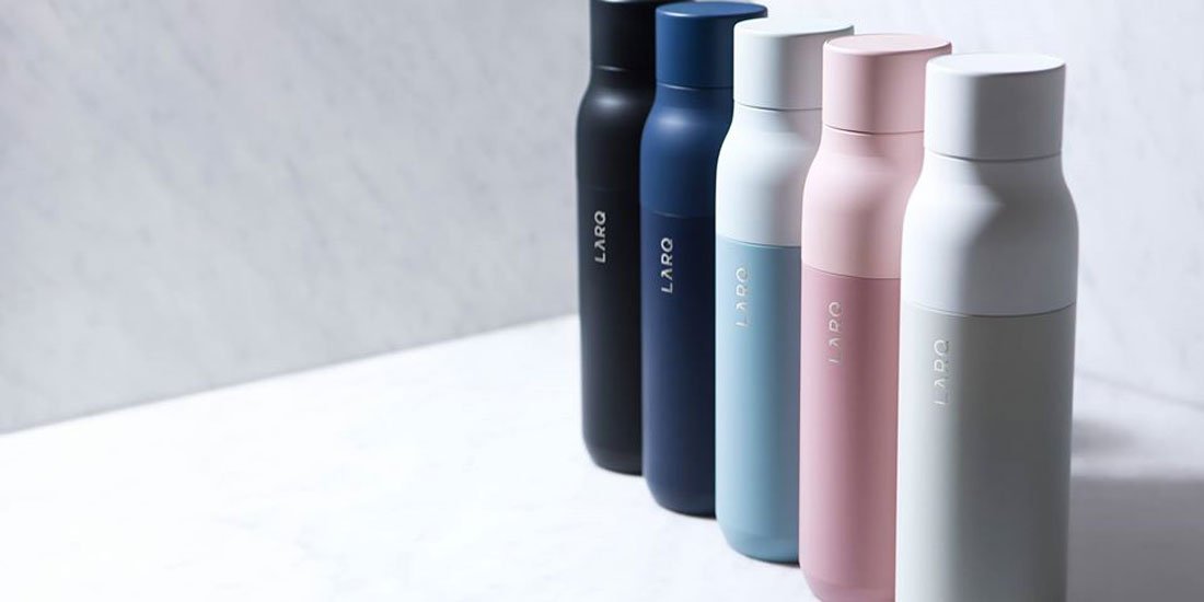 Sip brilliantly with LARQ's self-cleaning water bottle