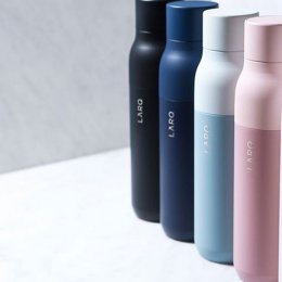 Sip brilliantly with LARQ's self-cleaning water bottle
