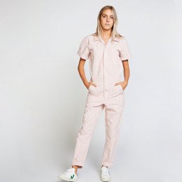 Look sharp on the job and beyond in pastel-hued coveralls from Worktones x Business & Pleasure