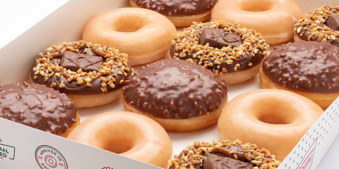 Go nuts for Krispy Kreme's new limited-edition Snickers doughnut collab