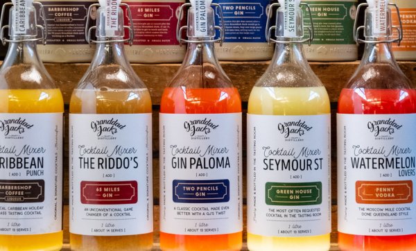 Just add booze – shake your favourite cocktails at home with Granddad Jack's new DIY mixers