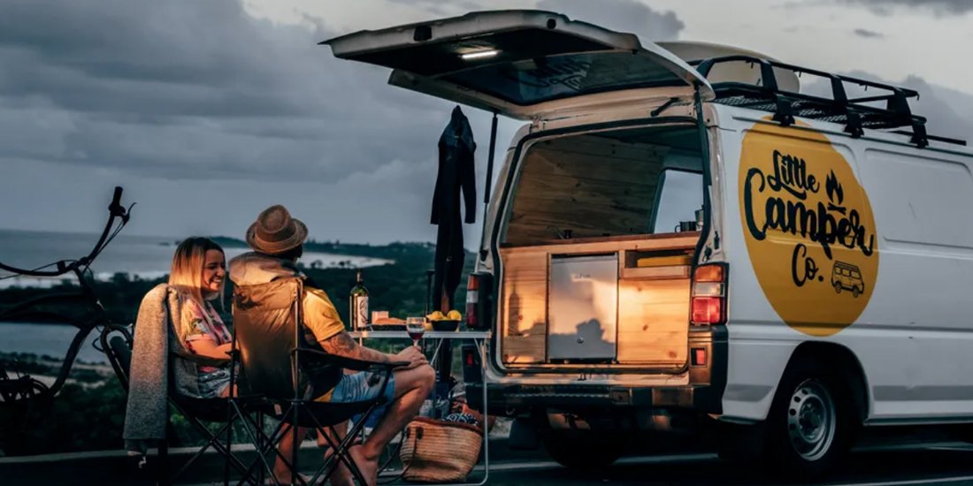 Explore our sunny state with your mates and hit the road in a Little Camper Co. van