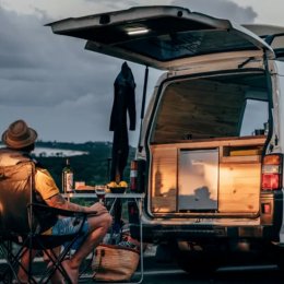 Explore our sunny state with your mates and hit the road in a Little Camper Co. van