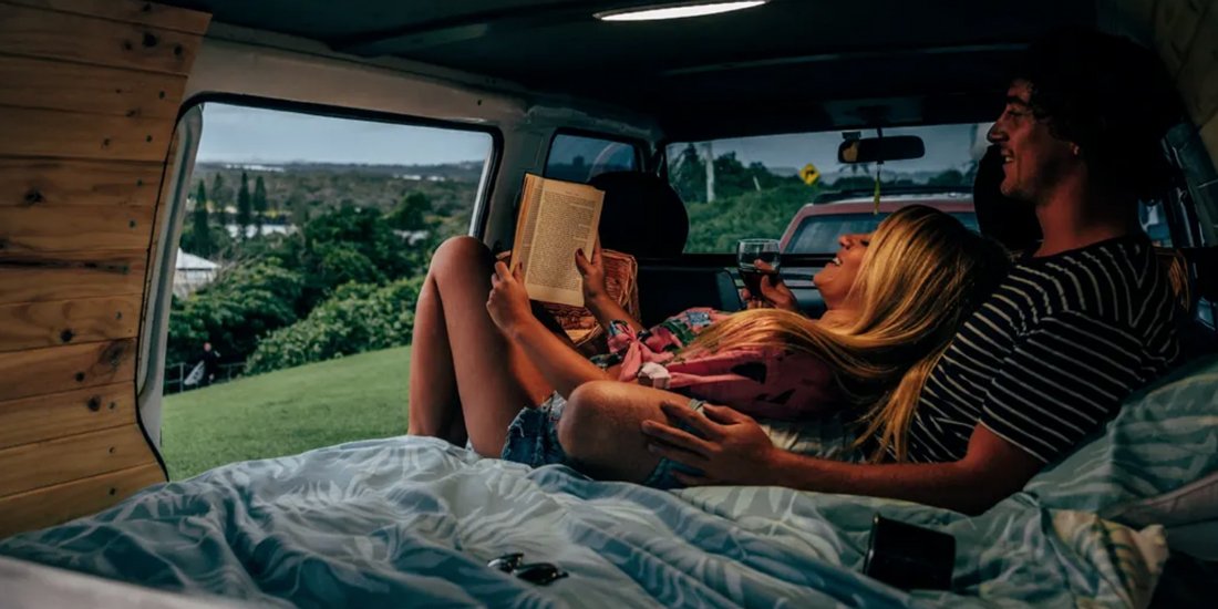 Explore our sunny state with your mates and hit the road in a Little Camper Co. van