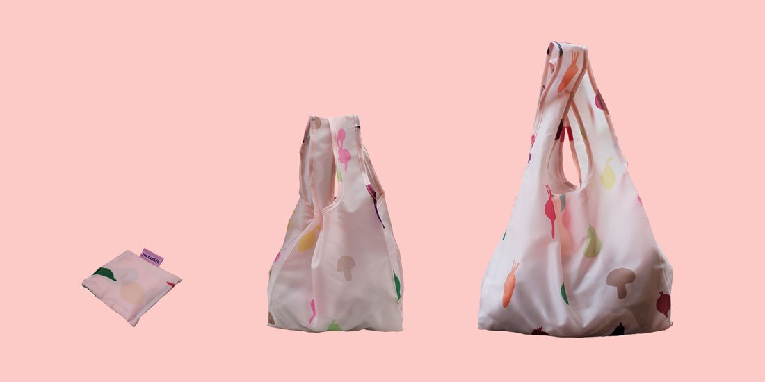 Stow your stuff in a reusable bag made from plastic bottles