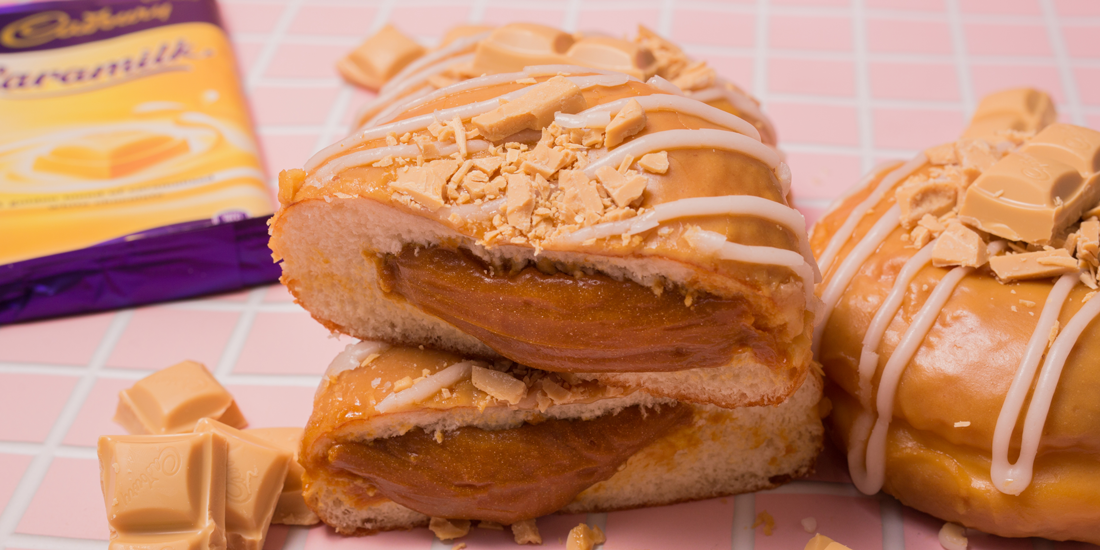 Cage your cravings – Doughnut Time has released a Caramilk doughnut