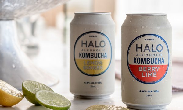 Sip (almost) guilt free with HALO's low-sugar, low-carb spiked kombucha