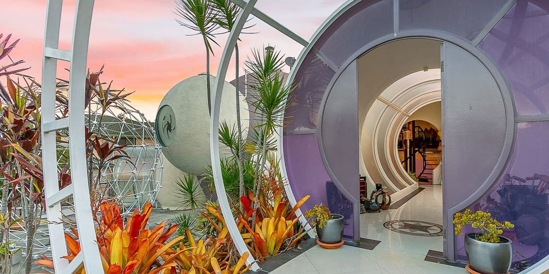 Live out your futuristic dreams with this totally extra Bubble House