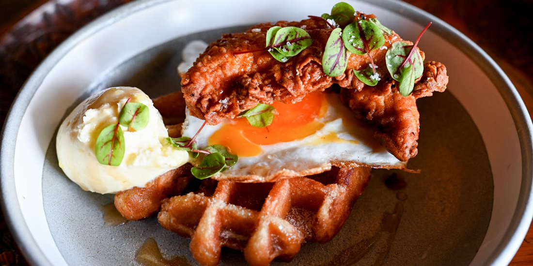 Palm Beach burger joint Burgster launches Sunday brunches featuring fried-chicken waffles and bloody Marys