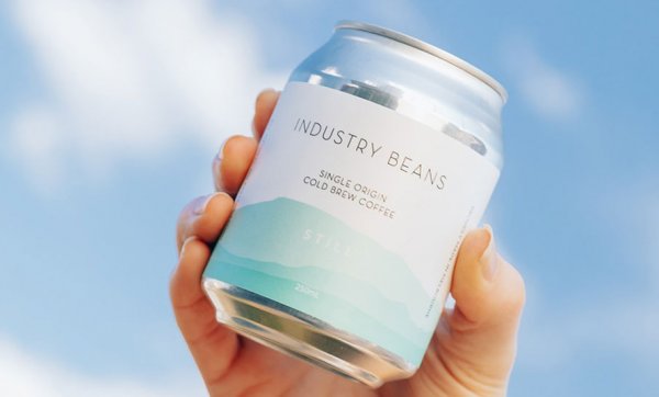 Crack a tin of sparkling cold brew coffee from Industry Beans