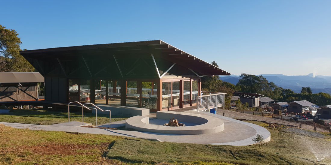 Gather Around The Fire Pit At The New O Reilly S Hinterland Campground