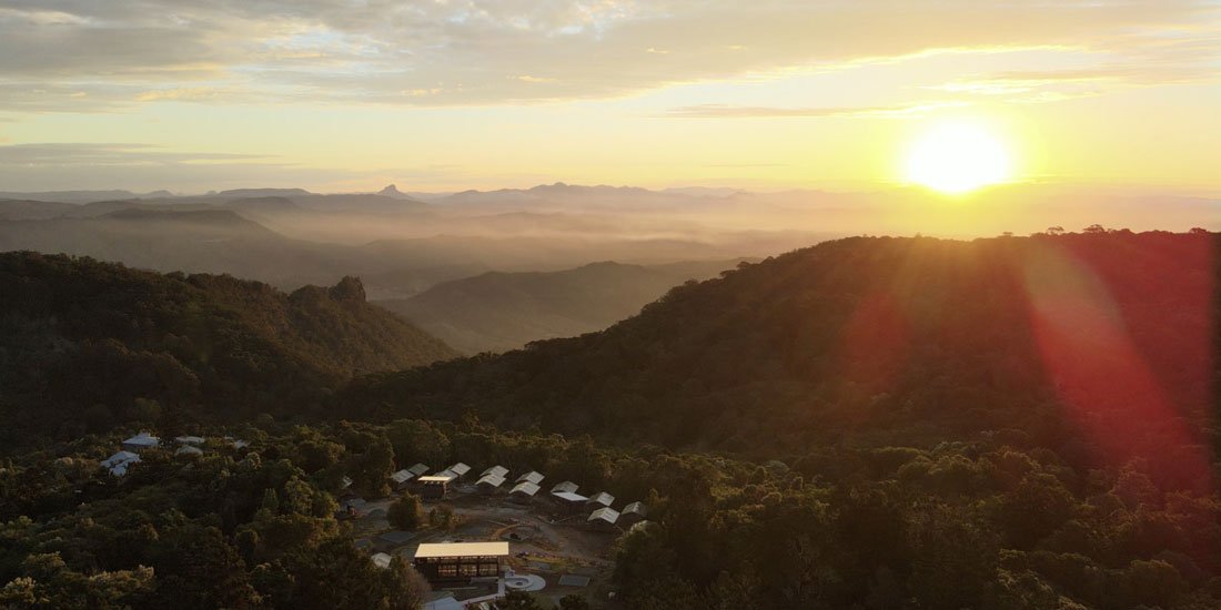 Need an escape? Gather around the fire pit at the new O’Reilly’s hinterland campground