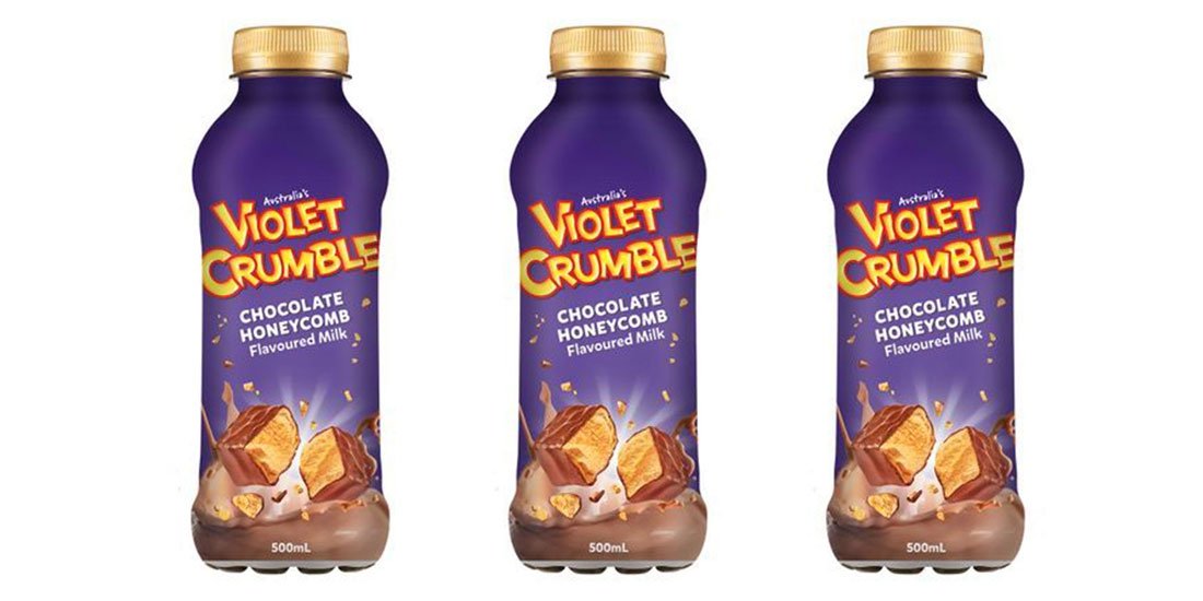 Sweet dreams are made of Violet Crumble chocolate-honeycomb flavoured milk