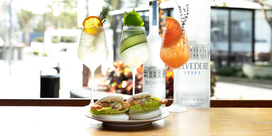 Sips, snacks and spring sunshine – get your fix of all three at the Belvedere Spritz + Bao Pop-Up at Mamasan