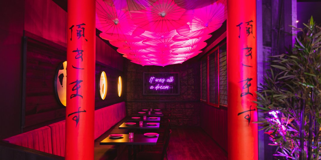 Neon-lit Asian dining spot Maggie Choo brings snacks, sips and sass to Broadbeach