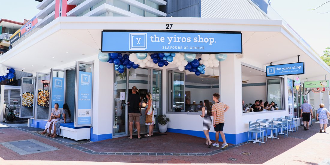 Sink your teeth into some Greek goodness at The Yiros Shop in Burleigh Heads