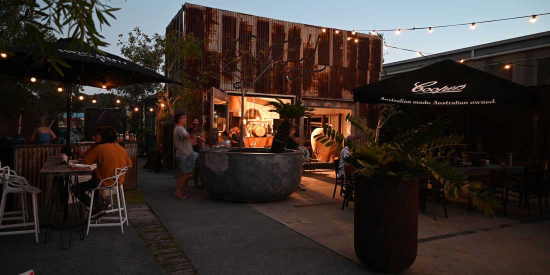 Sip on sunset margs and tuck into tacos at Dust Temple's Courtyard Summer Series