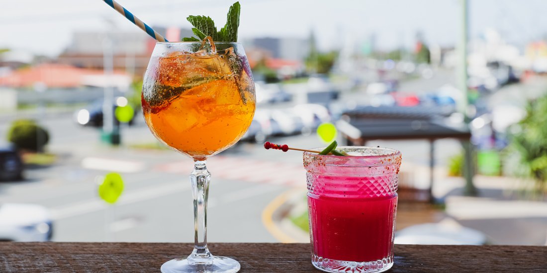 Sip spritzes and hot-pink margs at Nobbys' new Mediterranean-inspired rooftop bar