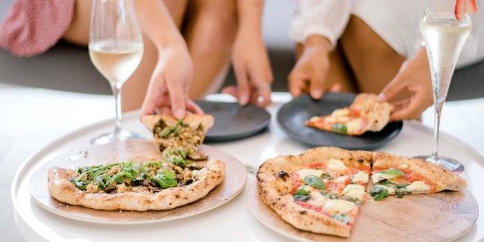 All-You-Can-Eat Pizza at Aviary Rooftop Bar