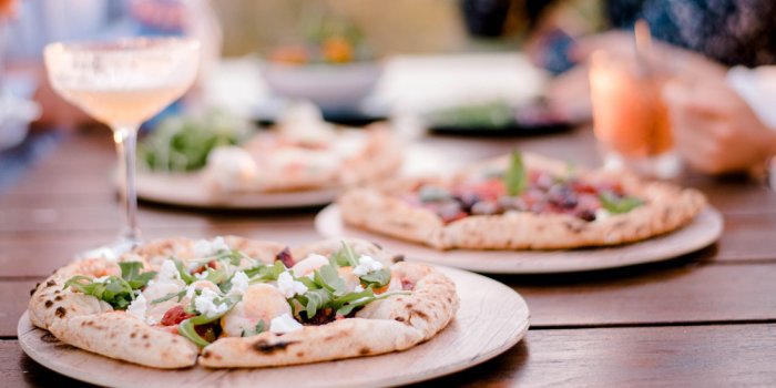 All-You-Can-Eat Pizza at Aviary Rooftop Bar