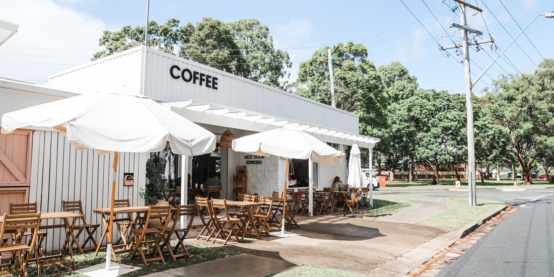 Sip coffee and eat crumpets at the dreamy new-look Next Door Espresso in Tweed Heads