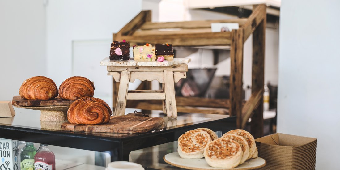 Sip coffee and eat crumpets at the dreamy new-look Next Door Espresso in Tweed Heads