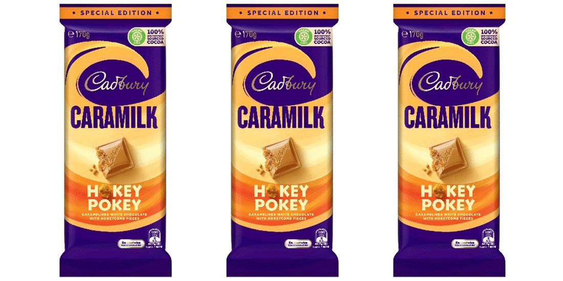 It's finally here – Cadbury Caramilk Hokey Pokey has arrived just in time for snacking season