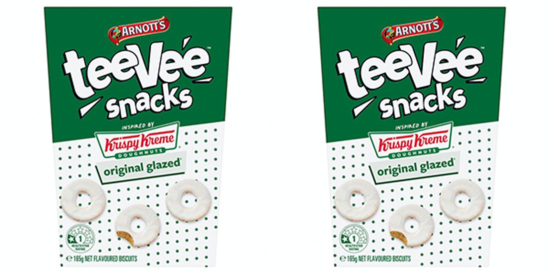 Truly a-glaze-ing – Arnott’s has released Krispy Kreme TeeVee Snacks